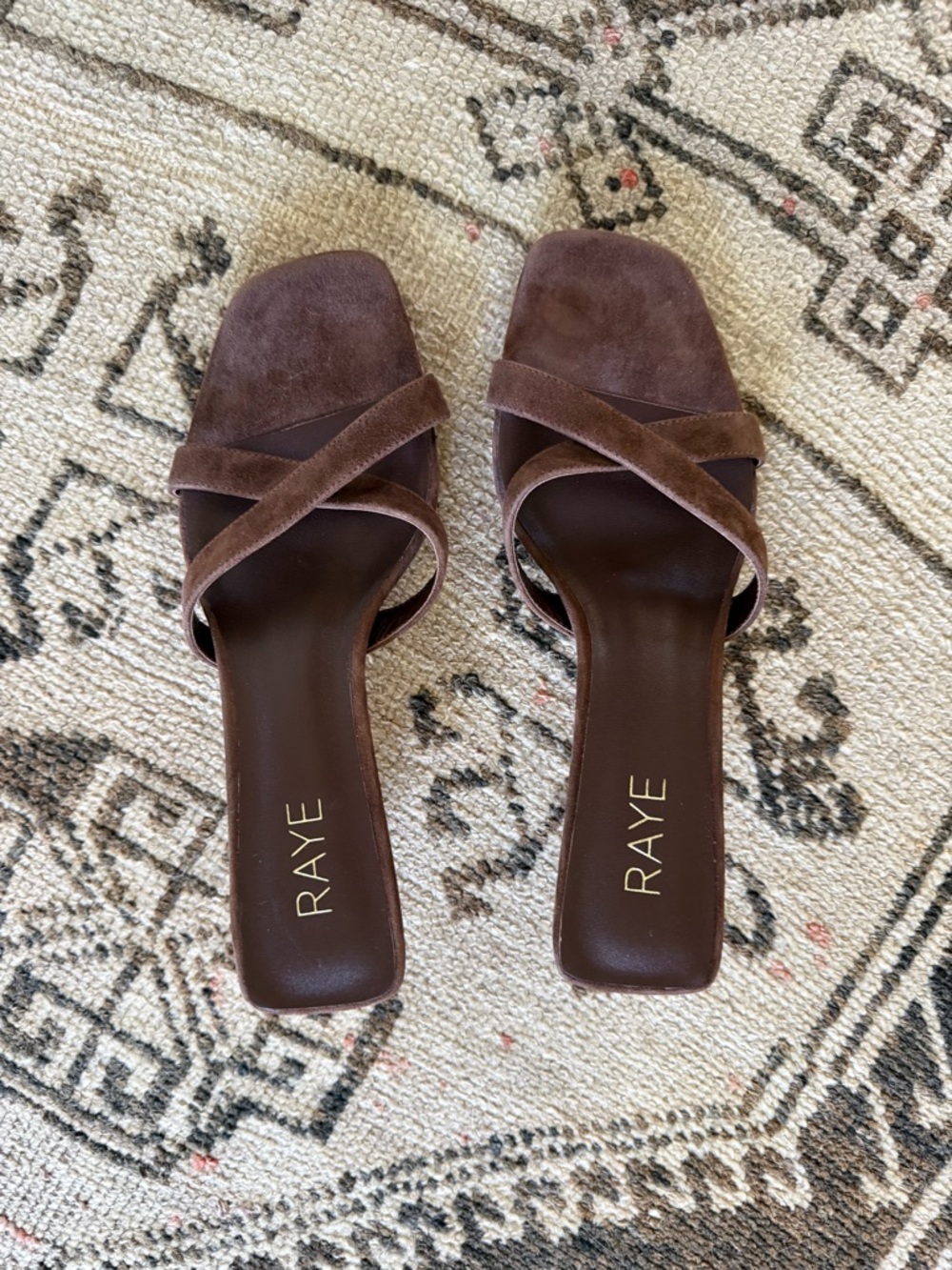 RAYE Shea Sandal in Dark Brown - Picture 2 of 6